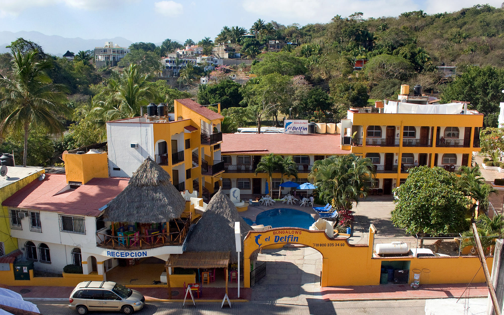 Bungalows El Delfin Rincon de Guayabitos Dış mekan fotoğraf